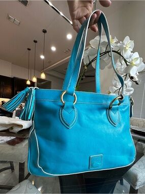 Dooney & Bourke Florentine Leather Shopper Bag.